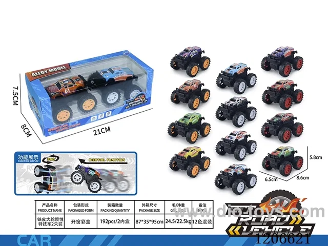 Iron big wheel inertia stunt car 2 only