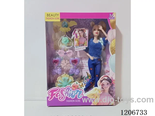 11-inch articulated body Barbie set
