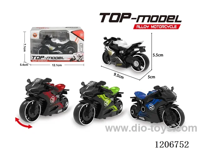 1:18 Ducati Boilback alloy motorcycle 4 color mixed