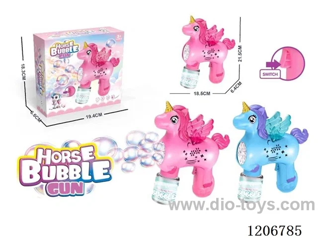 Ten-hole Electric bubble gun 2 colors mixed（80ML bubble water）