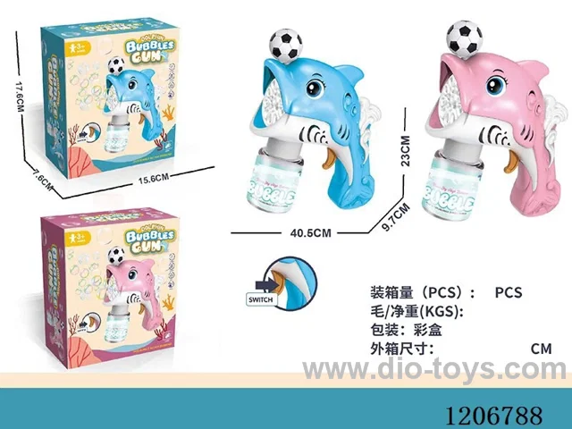 Ten-hole Electric bubble gun 2 colors mixed（80ML bubble water）