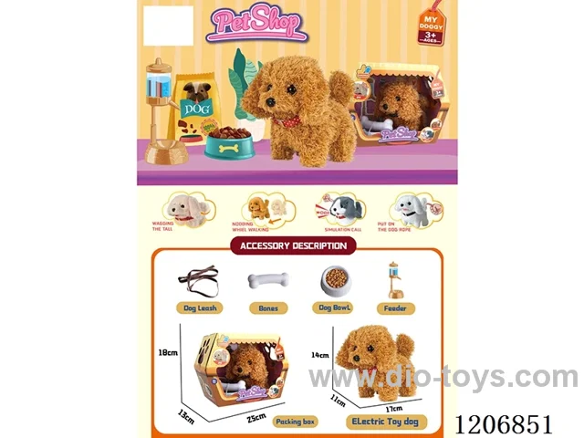 B/O pet set - Teddy dog single