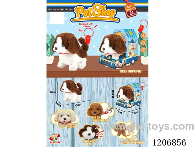 Leash B/O Dog (Beagle) - Beagle single