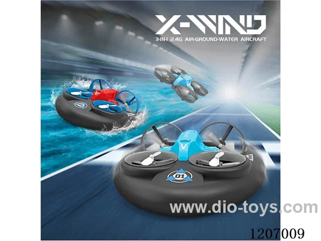 Water, land and air three-in-one unmanned aerial vehicle (fixed height)