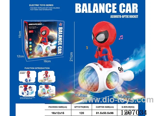 B/O Spider-Man rocket (W L/M/spray)