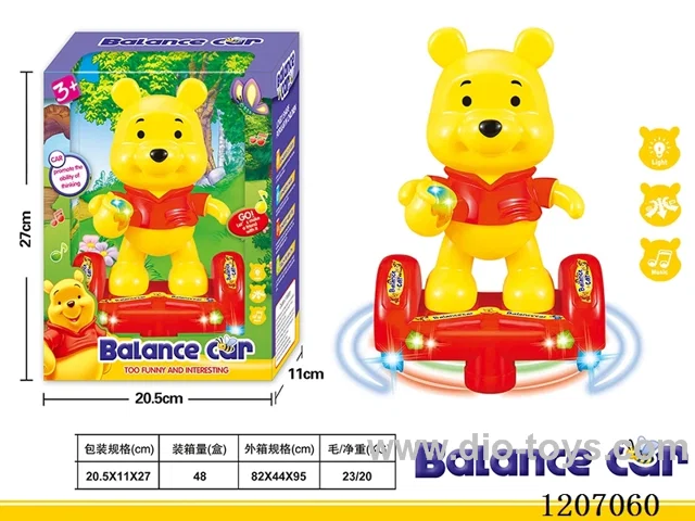 B/O universal Winnie the Pooh balance car W L/M