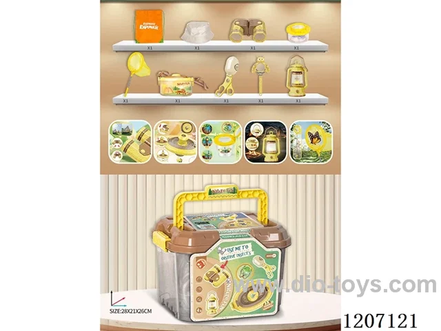 Science and Education Set for Exploring and Catching Insects with Wheat Straw (9-piece set)