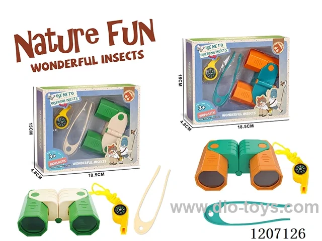 Science and education telescope compass whistle set