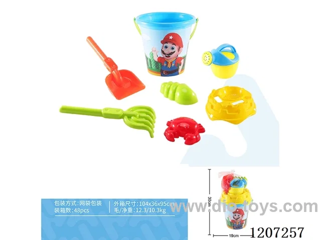 Large Mario beach bucket