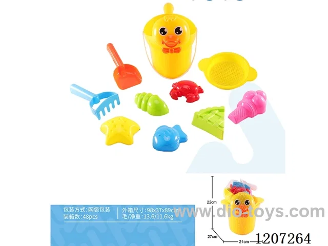 Large duck bucket set of 10 pieces