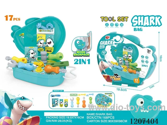 Shark Tool Set small backpack