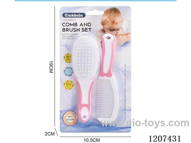 Bicolor comb brush