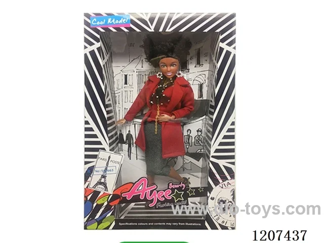 12.5 inch Black Barbie