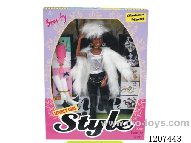 12.5 inch Black Barbie