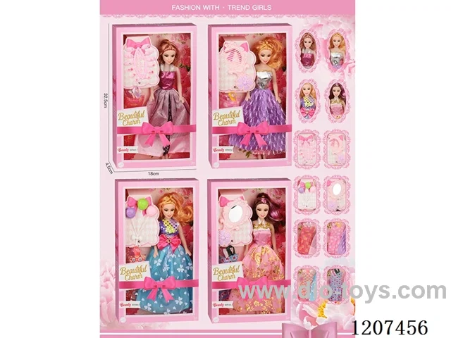 11.5 inch Barbie set 4 types