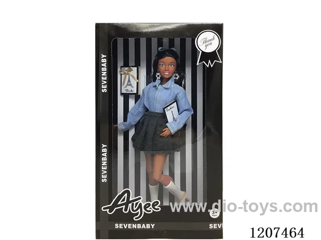 12.5 inch Black Barbie