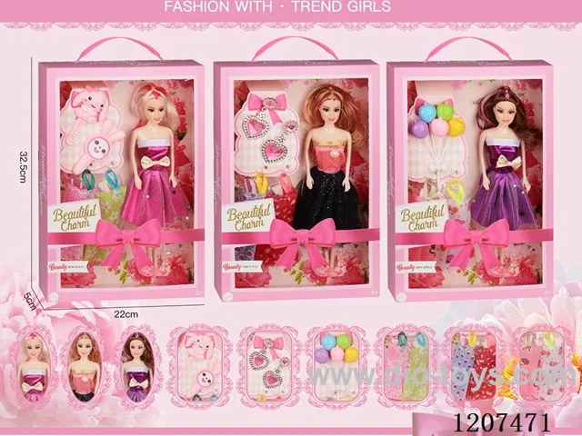 11.5 inch Barbie set 3 types