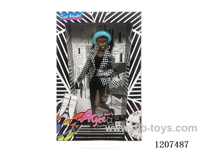 12.5 inch Black Barbie
