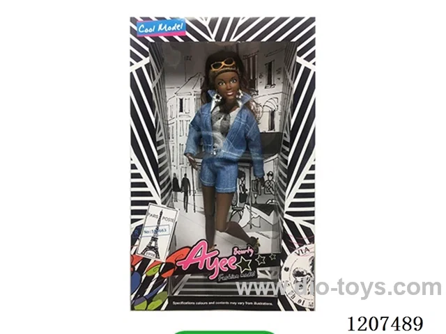 12.5 inch Black Barbie