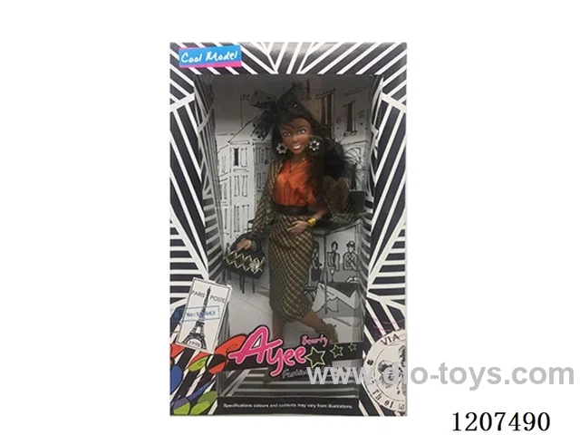 12.5 inch Black Barbie