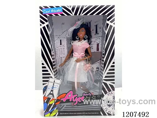 12.5 inch Black Barbie