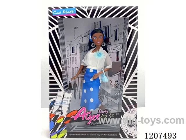 12.5 inch Black Barbie
