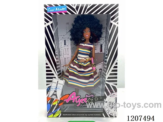 12.5 inch Black Barbie