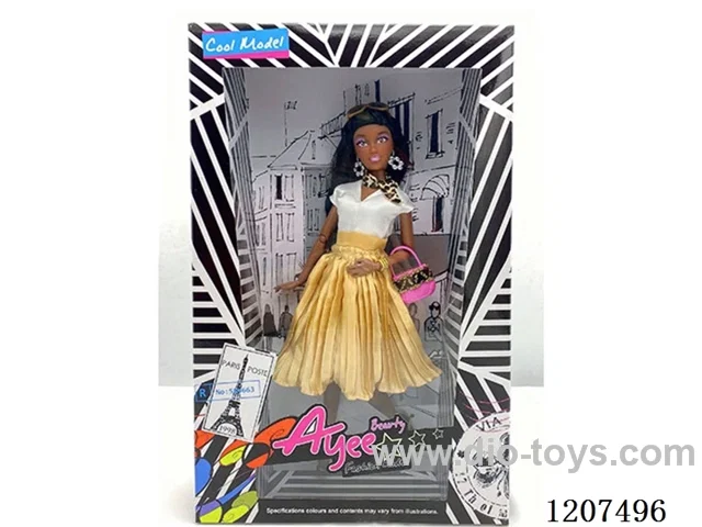 12.5 inch Black Barbie