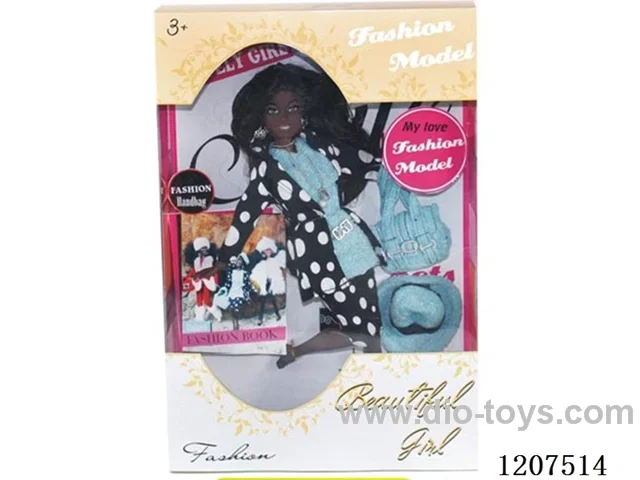 12.5 inch Black Barbie