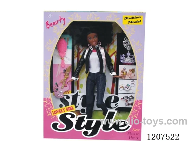 12.5 inch Black Barbie