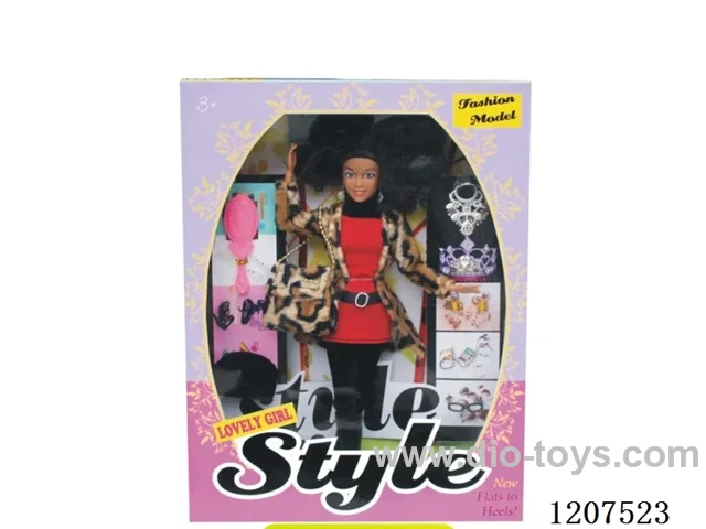 12.5 inch Black Barbie