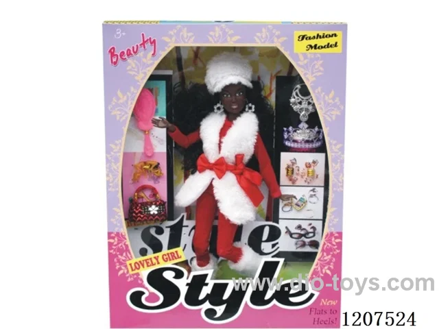 12.5 inch Black Barbie