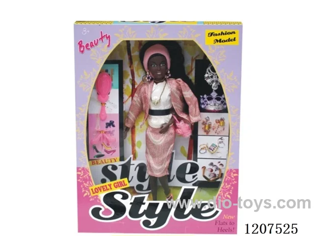 12.5 inch Black Barbie