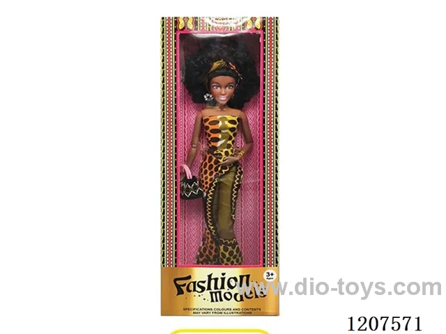 12.5 inch Black Barbie with stuff