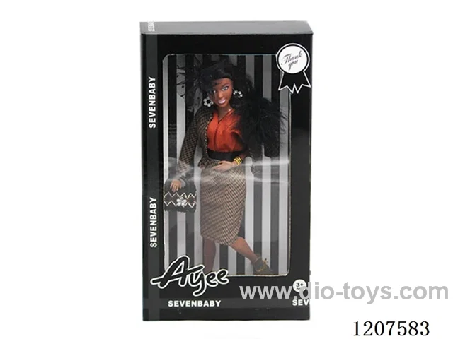 12.5 inch Black Barbie