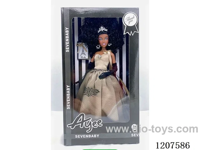 12.5 inch Black Barbie