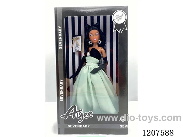 12.5 inch Black Barbie