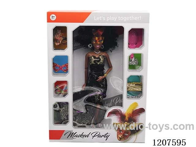 12.5 inch Black Barbie
