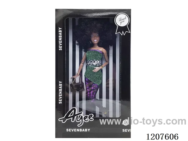 12.5 inch Black Barbie