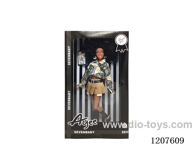 12.5 inch Black Barbie
