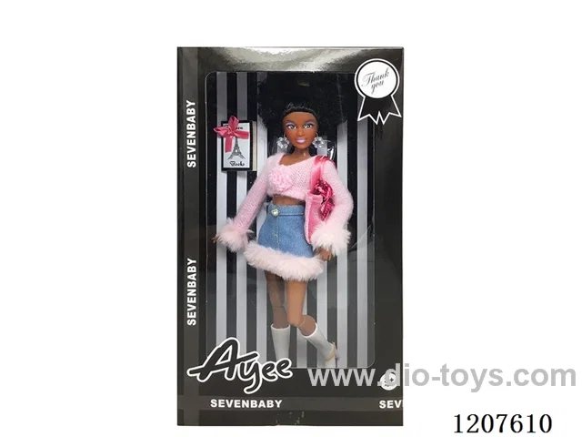 12.5 inch Black Barbie