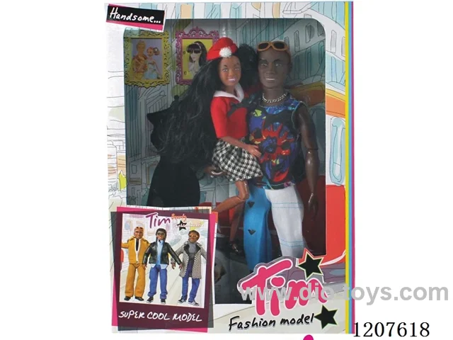 Father-daughter Barbie dolls