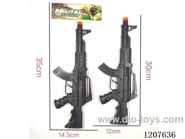 Solid color firing gun