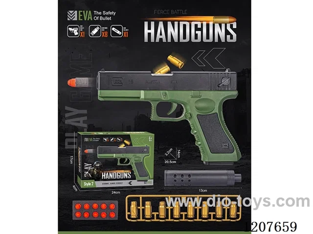 Glock (Army Green) hand-fired soft ammunition gun