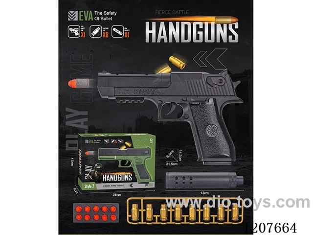 Desert Eagle (pure black) hand-fired soft gun