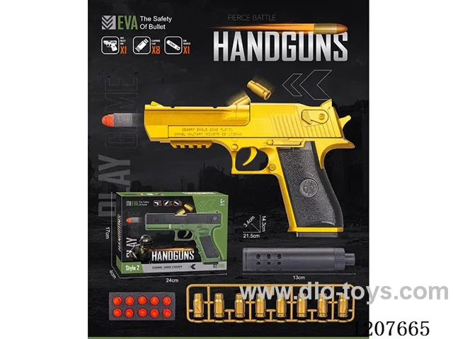 Desert Eagle (Golden) Manual Burst Soft Gun