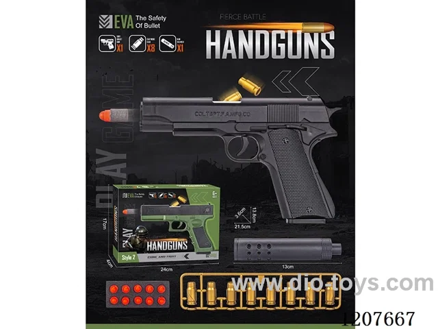 Colt (pure black) manual repeating soft gun