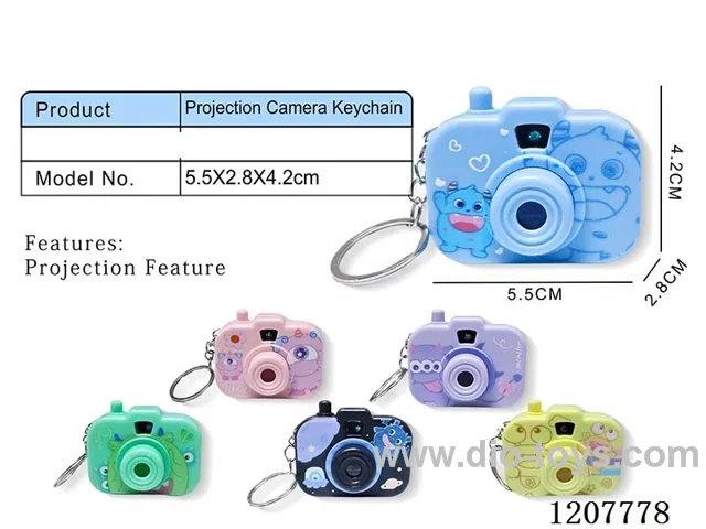 Projection camera keychain