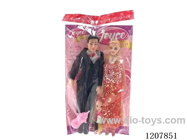 11-inch couple Barbie with bottle Kelly variety mixed.