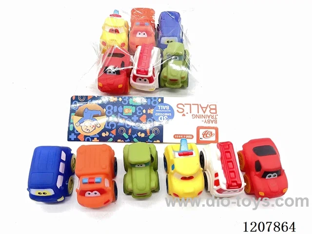vinyl toy car 6 PCS